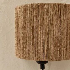 Abat-jour applique en jute H20cm - naturel