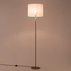 Abat-jour cylindrique D40xH30cm - blanc