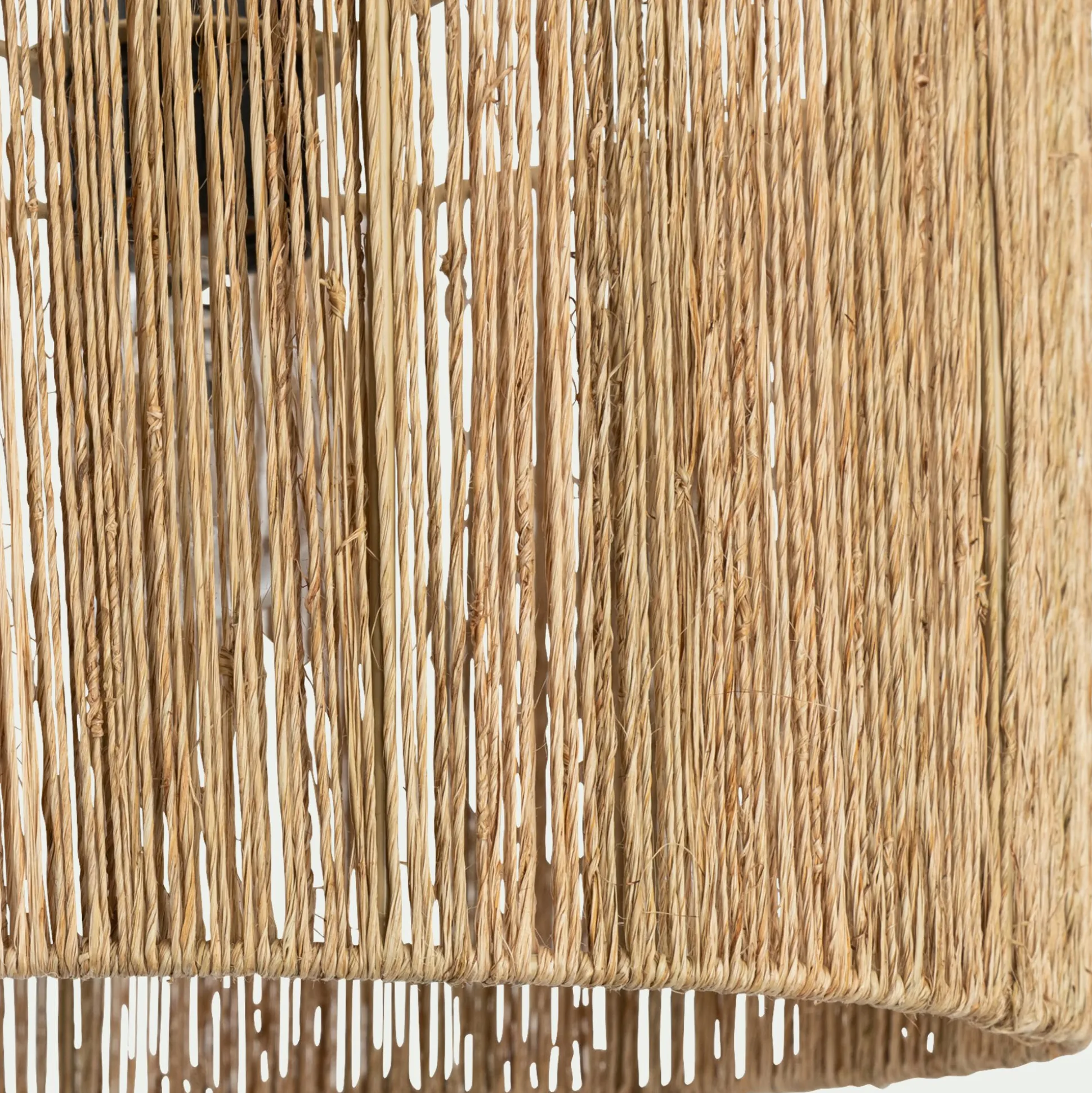 Abat-jour cylindrique en jute D32cm - naturel