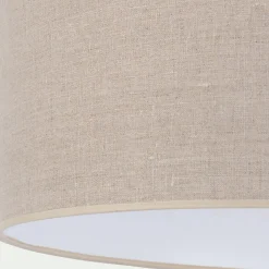 Abat-jour cylindrique en lin D55cm - naturel