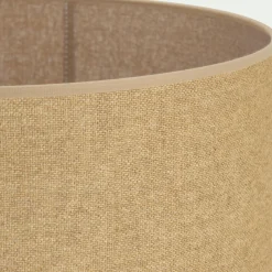 Abat-jour cylindrique en papier tressé D50cm - naturel