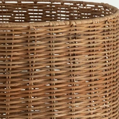 Abat-jour cylindrique en rotin H30cm - naturel