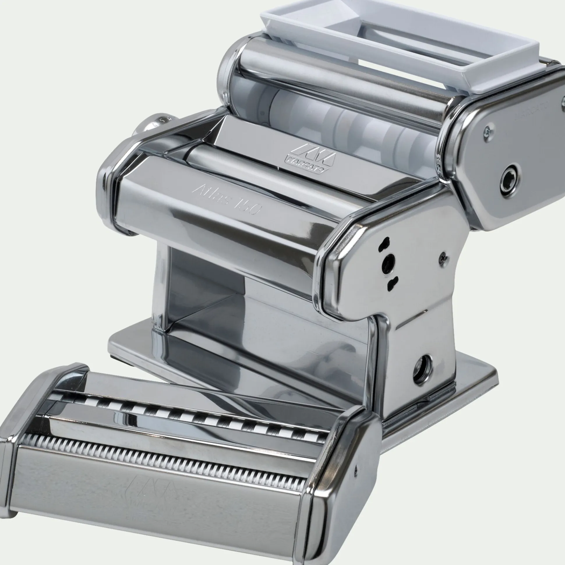 Accessoire à reginette en acier chromé - argenté