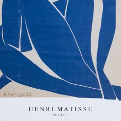 Affiche silhouette 30x40cm - bleu