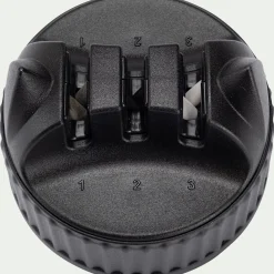 Aiguiseur à couteaux 3 niveaux - noir