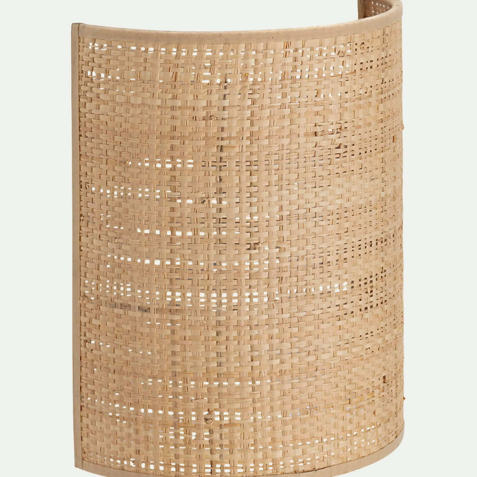 Applique non électrifiée en rabane D20cm - naturel