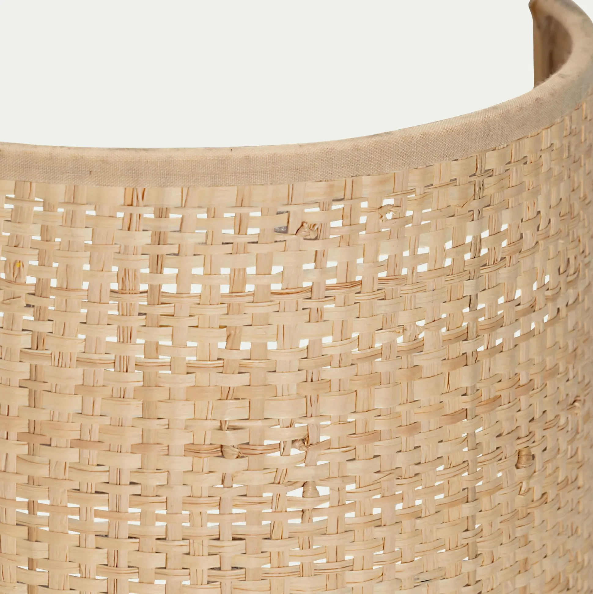 Applique non électrifiée en rabane D20cm - naturel