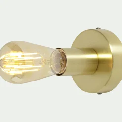 Applique plafonnier en acier H9,2cm - doré