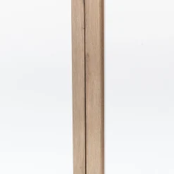 Armoire de dressing 2 portes battantes en bois effet chêne H235xL100cm - blanc