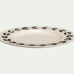 Assiette à dessert en faïence D22cm - blanc