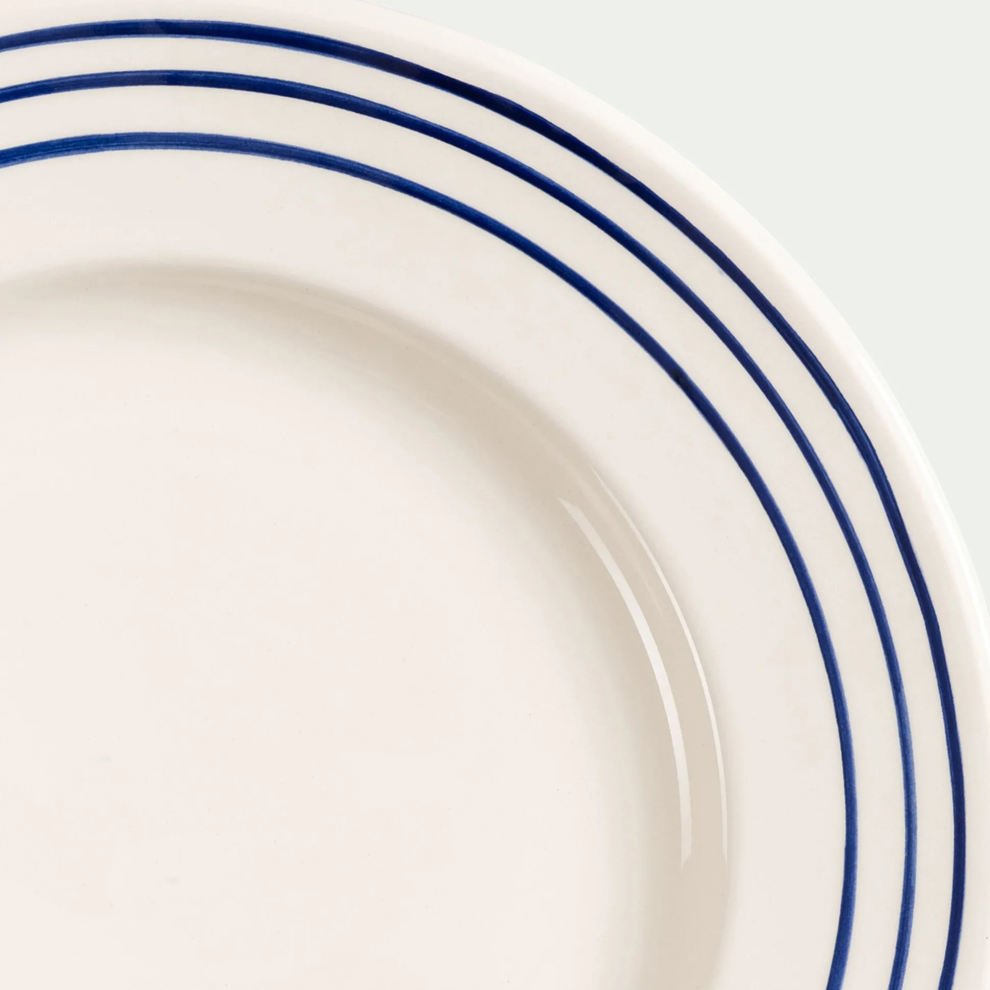 Assiette à dessert en faïence D22cm - blanc