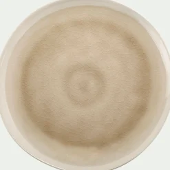 Assiette à dessert en grès D20,5cm - beige alpilles
