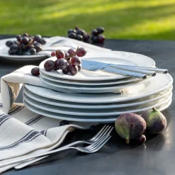 Assiette à dessert en porcelaine D22cm - blanc