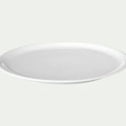 Assiette à pizza en porcelaine qualité hôtelière D30,5cm - blanc