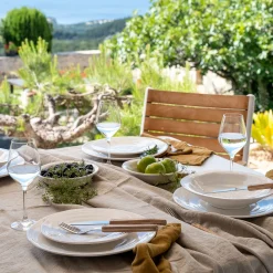 Assiette creuse en faïence D23,5cm - blanc