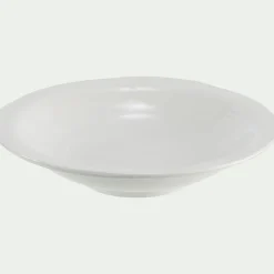 Assiette creuse en faïence D23,5cm - blanc