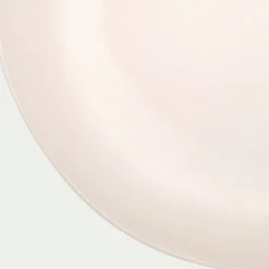 Assiette plate en grès D27,5cm - blanc ventoux