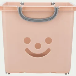 Bac de rangement 25L - rose argile