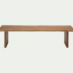 Banc en acacia L170cm - bois foncé