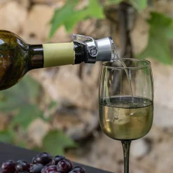 Bec verseur et bouchon en plastique - argenté