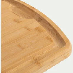 Billot de boucher en bambou 40x50cm - naturel