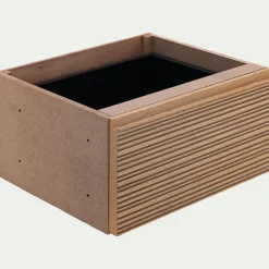 Bloc de 1 tiroir en chêne strié L40cm - bois clair