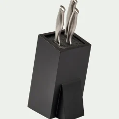 Bloc rangement de couteaux universel - noir