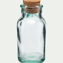 Bocal en verre recyclé 9cl - transparent