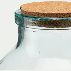 Bocal en verre recyclé 5L - transparent