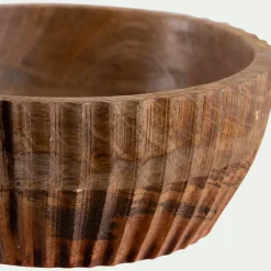 Bol en bois de manguier D13cm - bois clair