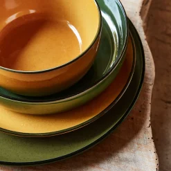 Bol en grès D14,8cm - jaune