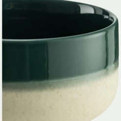 Bol en grès D14,5cm - vert oyat