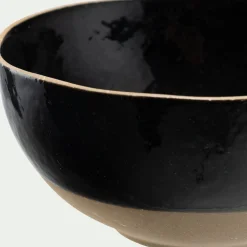 Bol en grès recyclé D15,8cm - noir