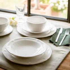 Bol en porcelaine - blanc D13,8cm