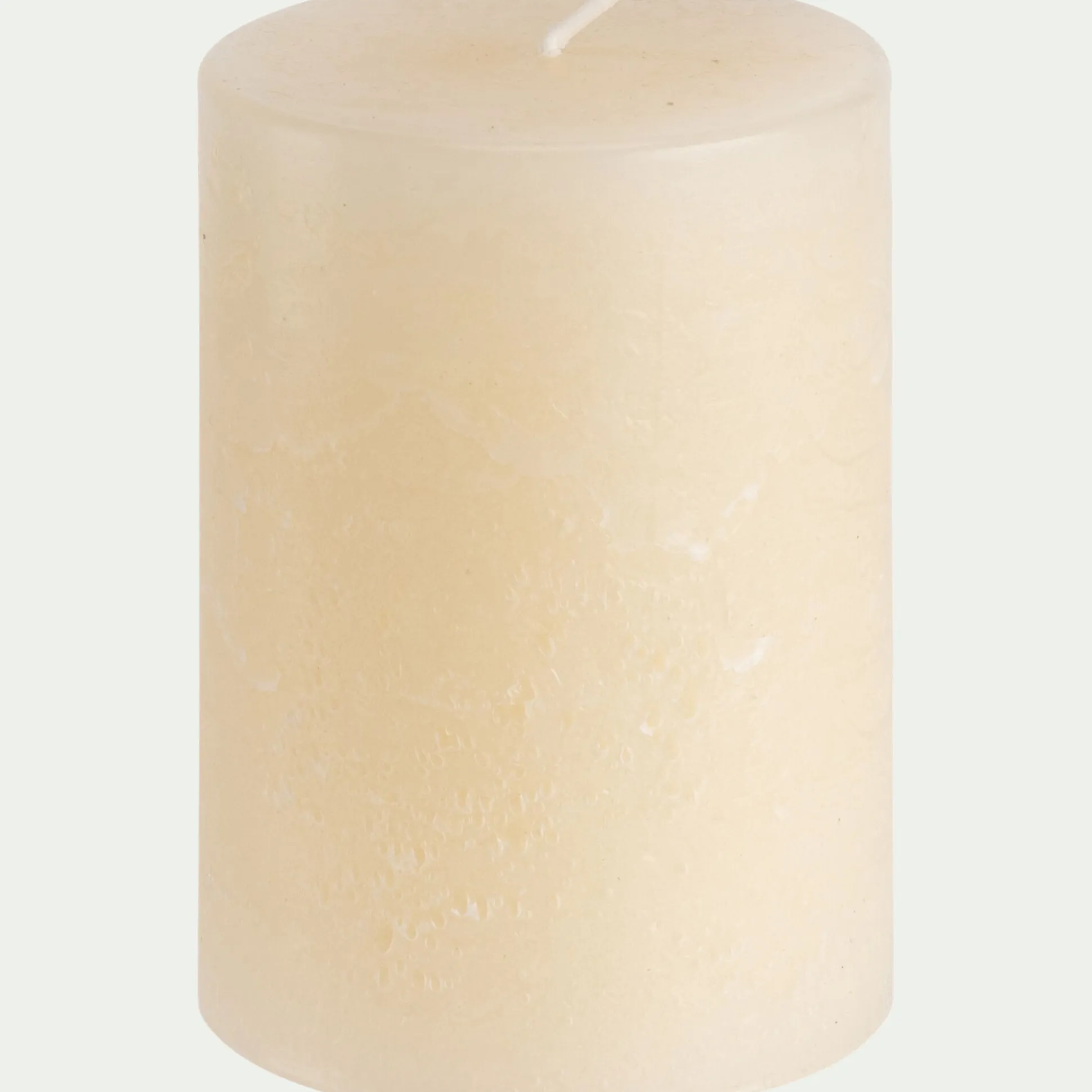 Bougie cylindrique - blanc H10cm