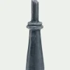 Bougie déco contemporaine H36cm - gris