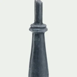Bougie déco contemporaine H36cm - gris