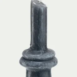 Bougie déco contemporaine H36cm - gris