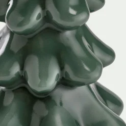 Bougie forme sapin H15,8cm (couleur aléatoire)