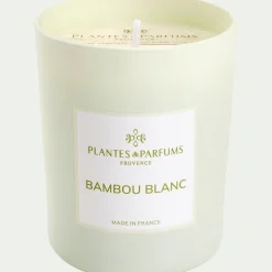 Bougie parfumée senteur Bambou Blanc 180g
