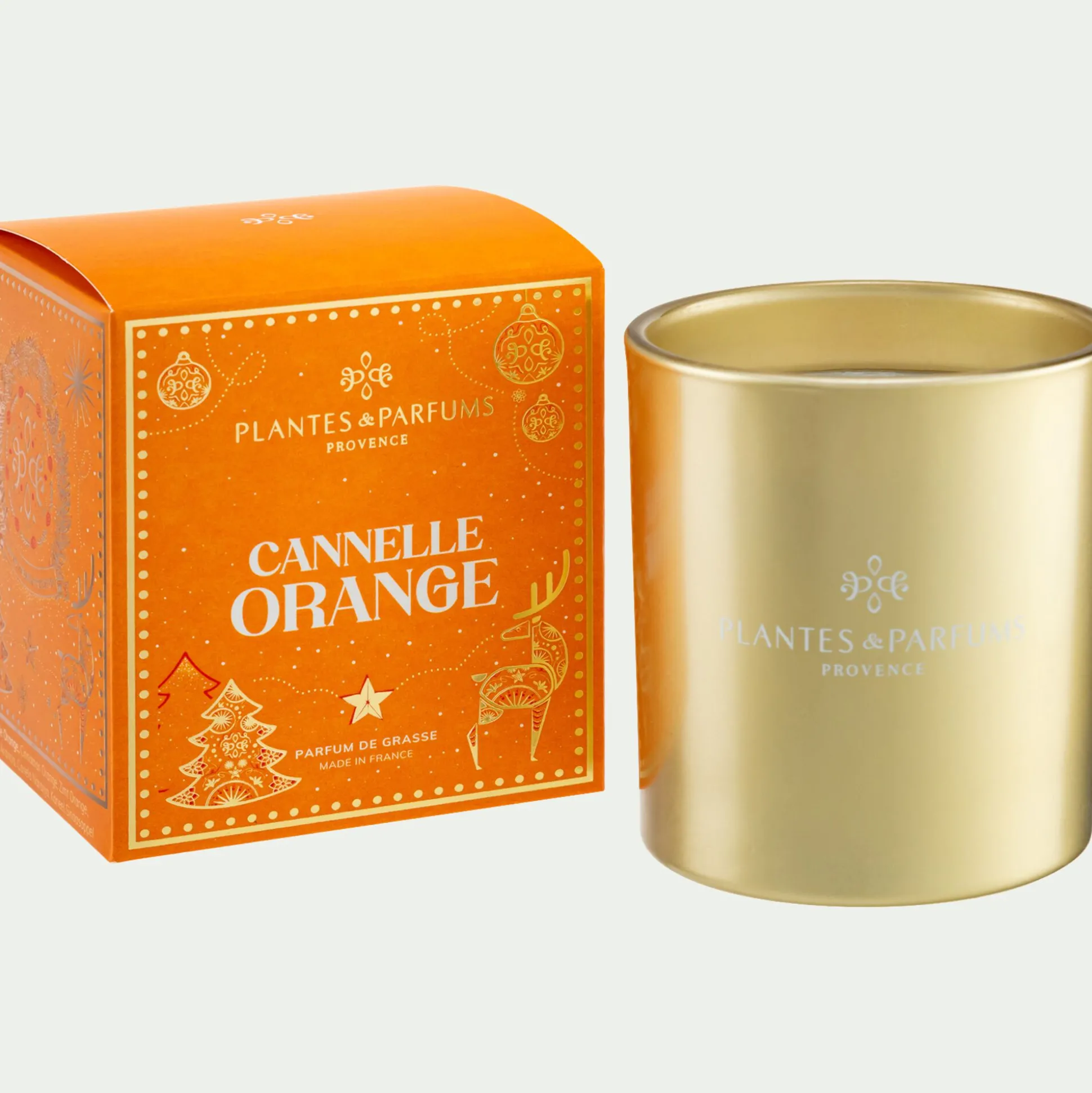 Bougie parfumée senteur Cannelle Orange 180g