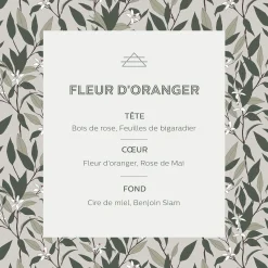 Bougie parfumée senteur Fleur d'Oranger 160g