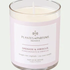 Bougie parfumée senteur Grenade Hibiscus 180g