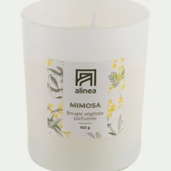 Bougie parfumée senteur mimosa 160g