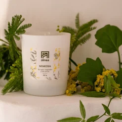 Bougie parfumée senteur mimosa 160g