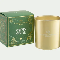 Bougie parfumée senteur Sapin Givré 180g