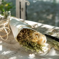 Bouquet de fleurs séchées H55cm - naturel