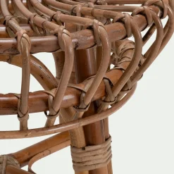 Bout de canapé en rotin D44xH41cm - naturel