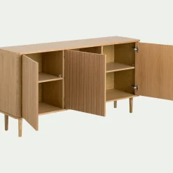 Buffet 3 portes en chêne - bois clair