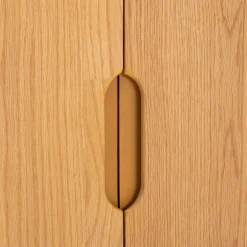 Buffet 4 portes en chêne massif - bois clair